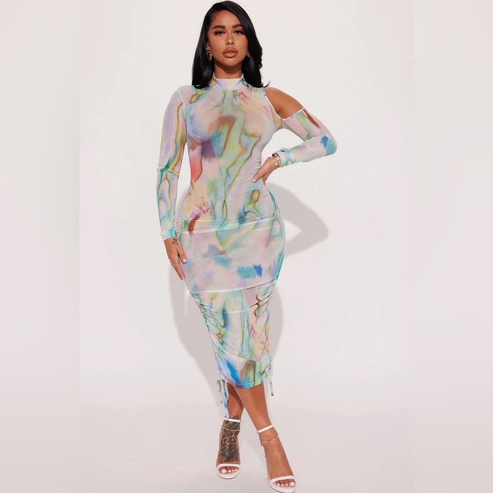 Fashion Nova tie dye dress